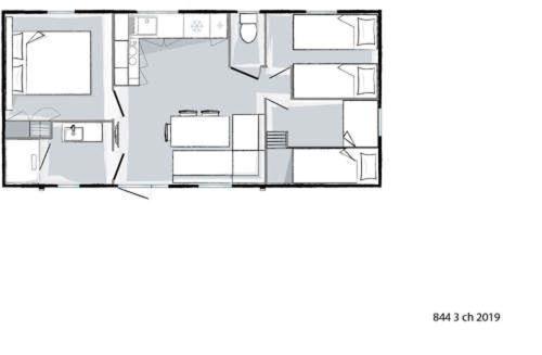 Mobilhome Tout Confort M9 Domaine De Lanniron Quimper Eksteriør bilde